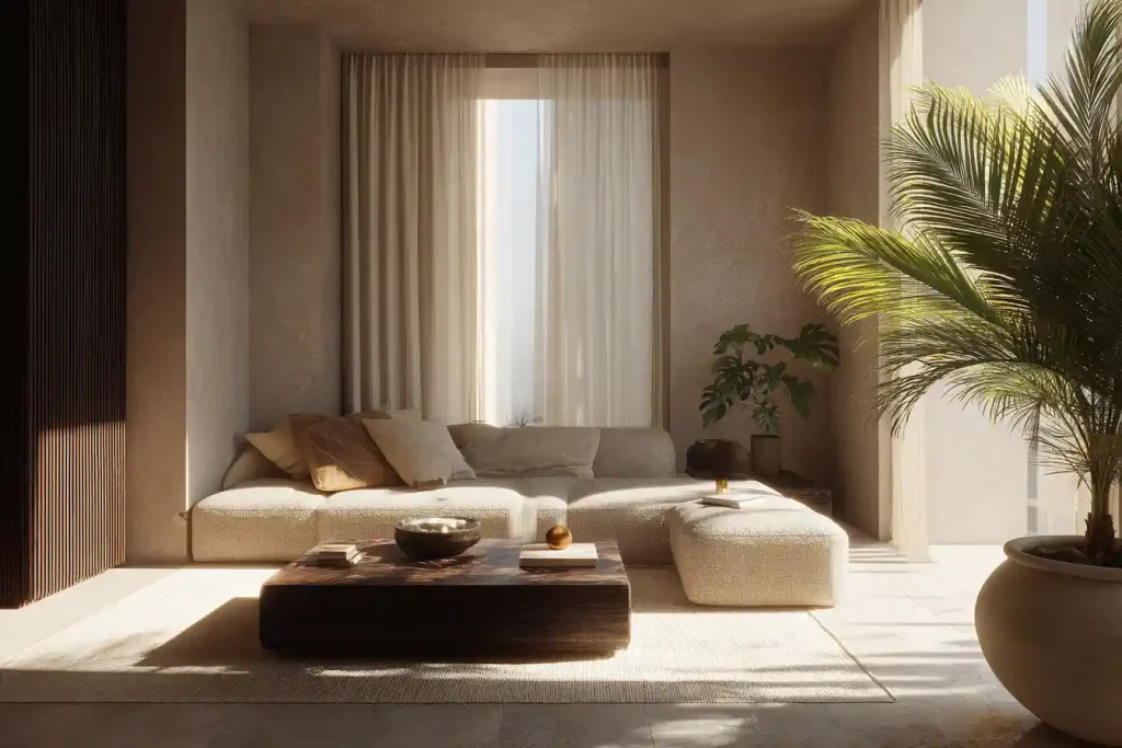 séjour appartement à Marrakech, soleil pénétrant