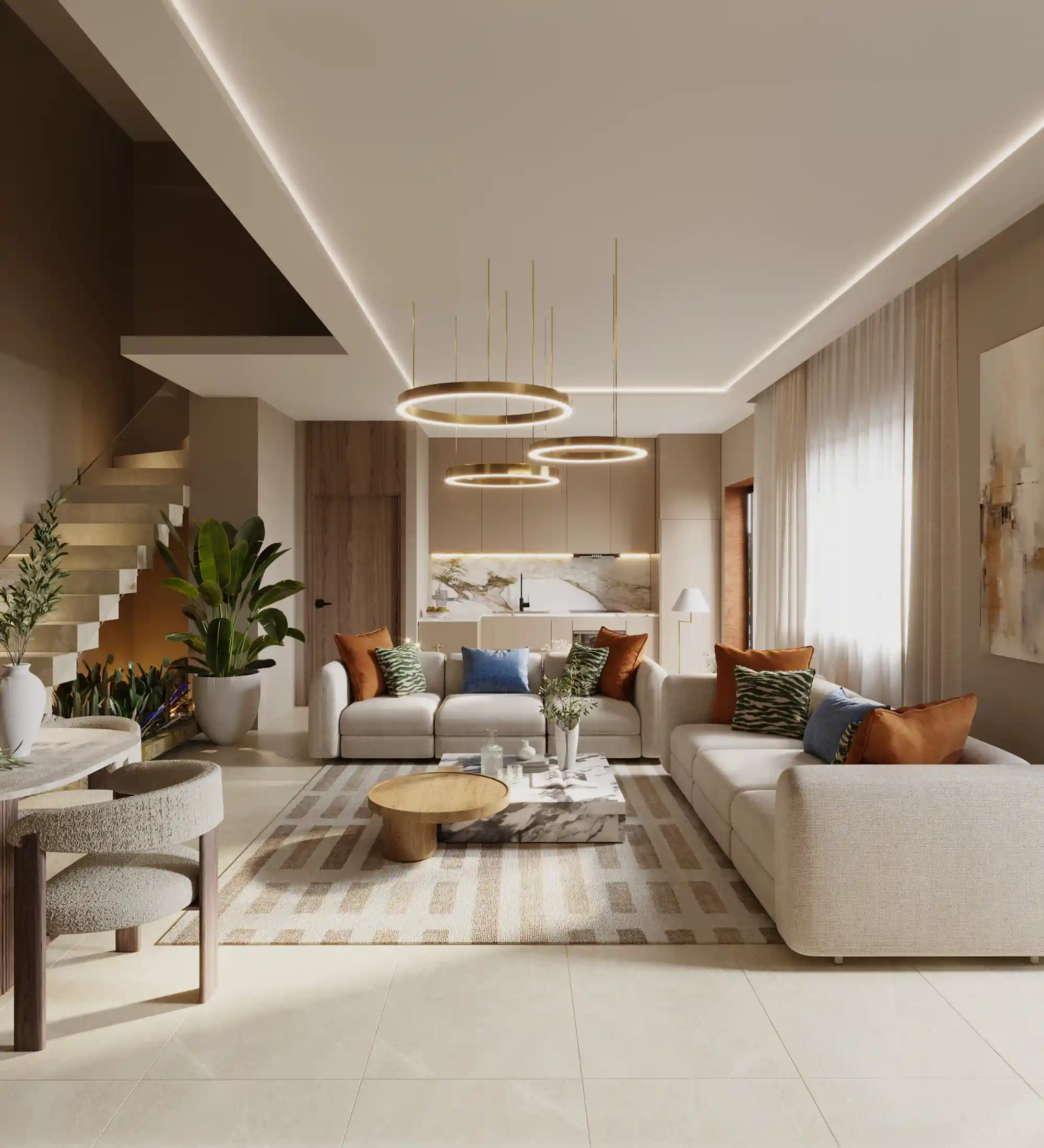 Séjour duplex